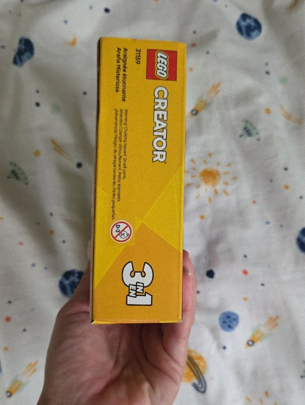 Lego Black & Red Scorpion 3-in-1 Building Set with Yellow Accents